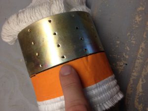 zwarte lijn op de lont uitlijnen