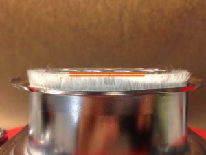 lont recht geplaatst