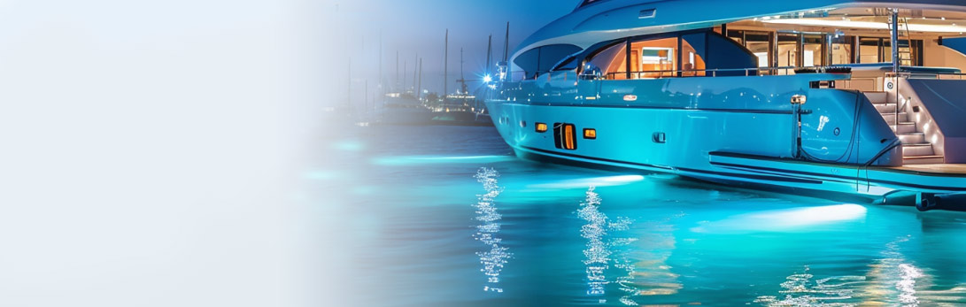Onderwaterverlichting boot