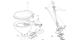 Scheepstoilet Onderdelen
