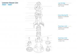 Lewmar Ocean Lier 46ST - 48ST Lier Onderdelen