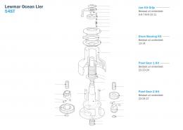 Lewmar Ocean Lier 54ST Lier Onderdelen