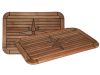 Los Teak tafelblad "Soft Square"