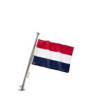 RVS 316 Vlaggenstok 62 cm Compleet met Houder en Nederlandse Vlag