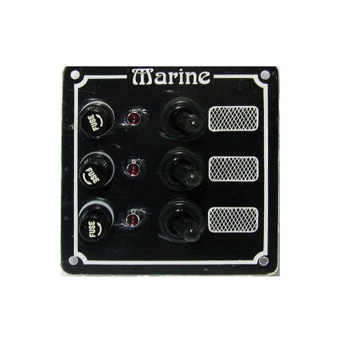 Weerbestendig schakelpaneel met 3 schakelaars Weerbestendig schakelpaneel met 3 schakelaars