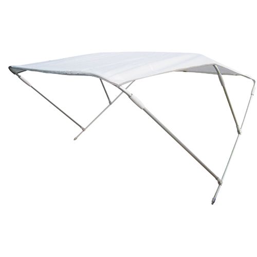 Biminitop 3 boog. Wit doek Biminitop 3 boog. Wit doek