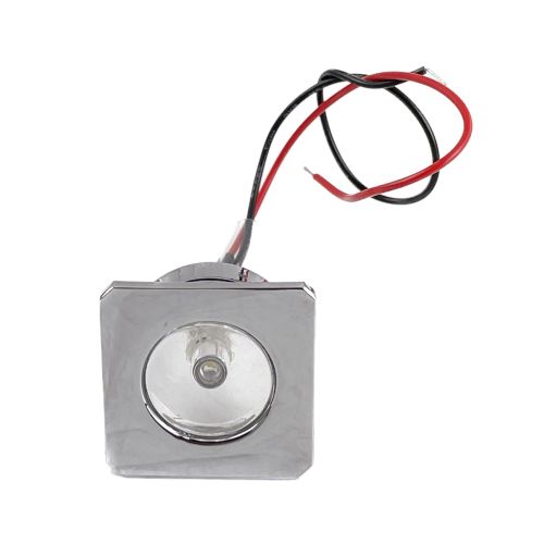 LED Courtesy Light chroom vierkant