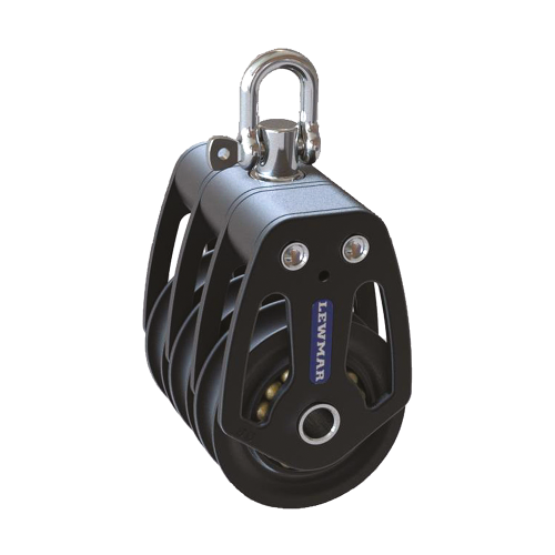 Lewmar HTX Drieschijfsblok met Harpsluiting Lewmar HTX Drieschijfsblok met Harpsluiting