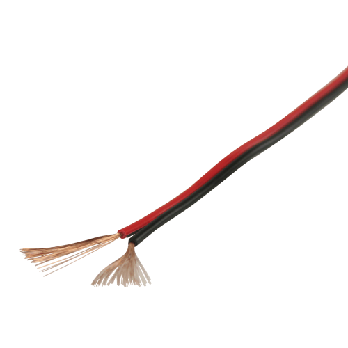 Luidspreker kabel Zwart/Rood 2 x 1.50 mm²