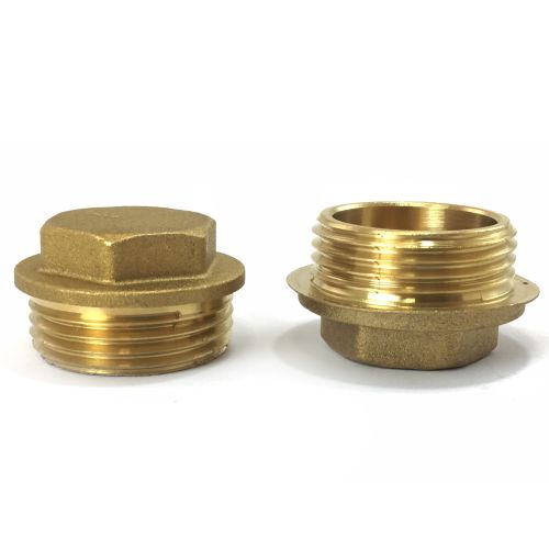 Messing plug buitendraad