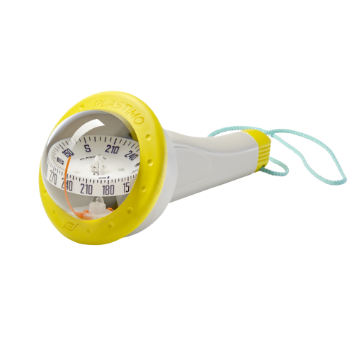 Plastimo Iris 100 handpeilkompas geel met licht Plastimo Iris 100 handpeilkompas geel met licht