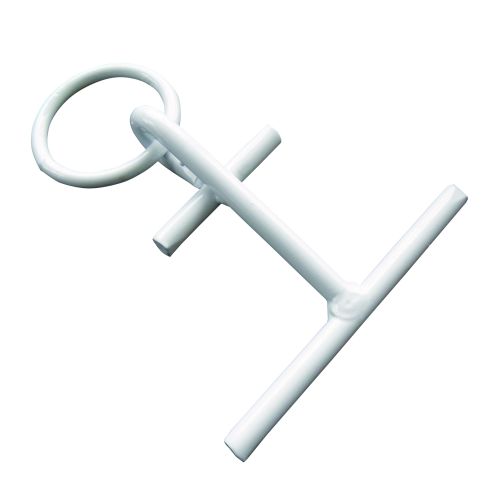 Steigerhaak PortaCleat Wit Schuin