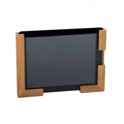 Tablet houder teak - voor alle tablet formaten