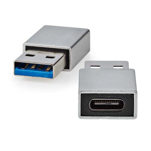 USB-A male naar USB-C female adapter / verloop USB 3.2 Gen 1 GGbit/s