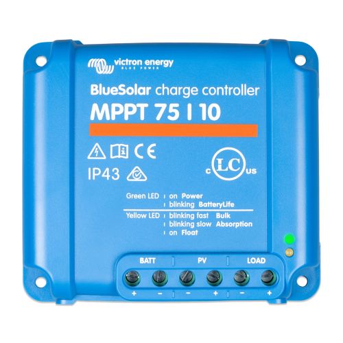 Victron BlueSolar Laadcontroller MPPT 75PV 10A Victron BlueSolar Laadcontroller MPPT 75PV 10A