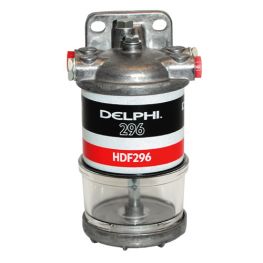 Aanbieding Delphi 296 Dieselfilter met waterafscheider.