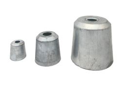 Allpa Aluminium Anode voor Dopmoer, As Diameter 20mm-60mm