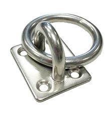 Allpa Dekplaat met Ring RVS 50 x 40 mm