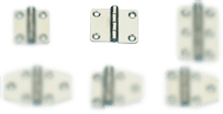 Allpa RVS Scharnier 48 x 37 mm