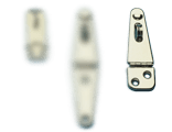 Allpa RVS Scharnier met Overvalsluiting 103 x 32 mm