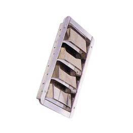 Allpa RVS Ventilatierooster Boot Louvre 265 x 112 mm