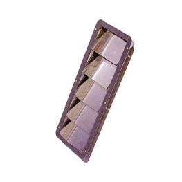 Allpa RVS Ventilatierooster Boot Louvre 328 x 112 mm