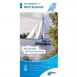 ANWB waterkaart 13 West-Brabant