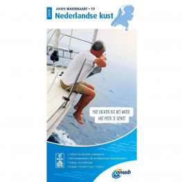 ANWB waterkaart 19 Nederlandse Kust