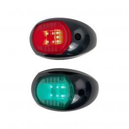 Bakboord en Stuurboord LED Navigatieverlichting set, zwart