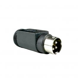 Barrel plug naar 4-pins adapter voor 12 Volt televisie