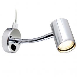 Båtsystem Tube D1 Flexibele LED Leeslamp Aluminium met USB poort 12 Volt