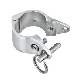 Buiskapbeslag Middenstuk Klapbaar met Pullpin RVS 22 - 32mm