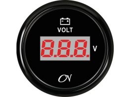 CN voltmeter digitaal Zwart