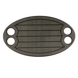 Foam inleg voor ovale boottafel antraciet