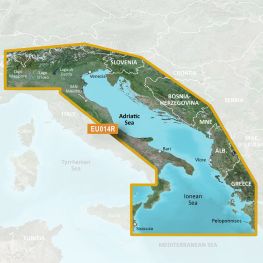 Garmin Blue Chart G3 Waterkaart HXEU014R Adriatische Zee, Italie