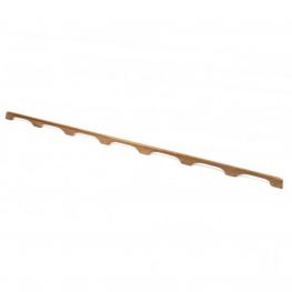 Handreling Teak 7 grepen - 185 cm