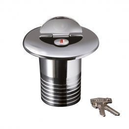 Hollex Dekdop Messing "FUEL" met Slot