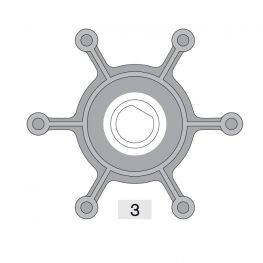 Impeller Johnson Pump F3B-19