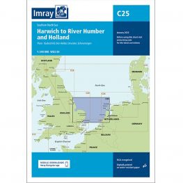 Imray Waterkaart C25 Holland tot Harwich