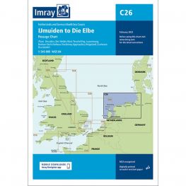 Imray Waterkaart C26 IJmuiden tot de Elbe