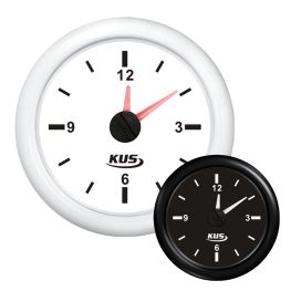 KUS Analoge Klok Wit of Zwart