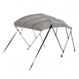 Navishade Biminitop 4 Boog 137 cm Lichtgrijs Doek