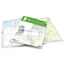 NV Atlas Waterkaart DE13 Nordsee - Ostfriesland, Borkum tot Helgoland en Ems