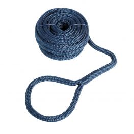 Osculati Landvasten Dubbel Gevlochten Polyester Blauw met Oog