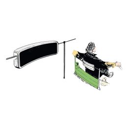 Osculati Rugkussen voor aan de Railing Wit