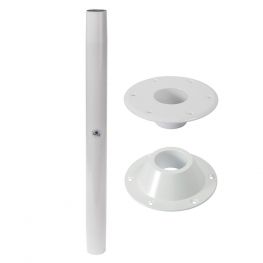 Osculati Tafelpoot Set Wit Aluminium 700mm