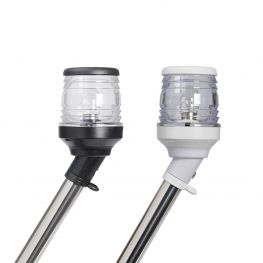 Osculati Toplicht LED 12/24V Zwart en Wit met hoek 60cm