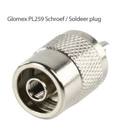 PL259 Schroef / Soldeer plug voor RG-58 coaxkabel