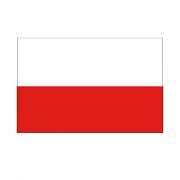 Poolse Vlag voor de Boot