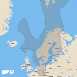 Raymarine LightHouse Waterkaart Noord Europa